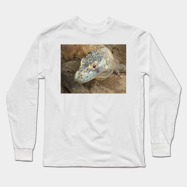 Komodo Dragon Long Sleeve T-Shirt by kirstybush